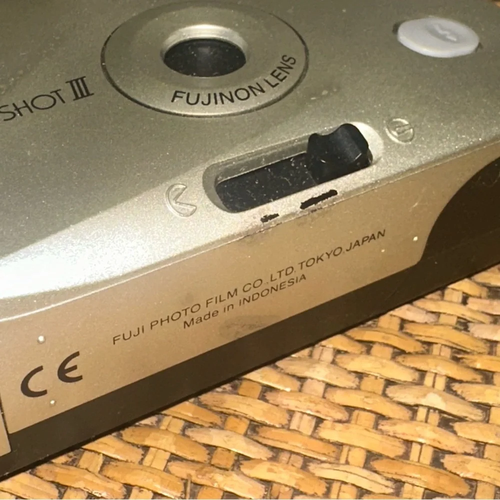 Vintage Fujifilm Smart Shot III 35mm Film Camera Point and Shoot Retro Vacation